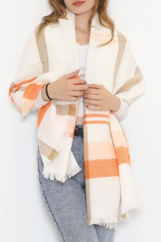 Kaşe Şal Turuncuçizgili - 10372.750.