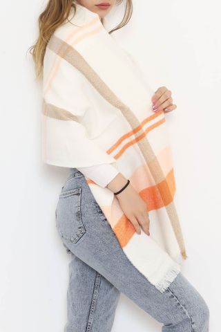 Kaşe Şal Turuncuçizgili - 10372.750.