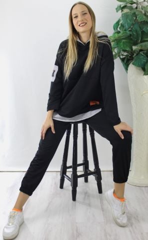 Armalı Eşofman Takımı Siyah - 1908.135.