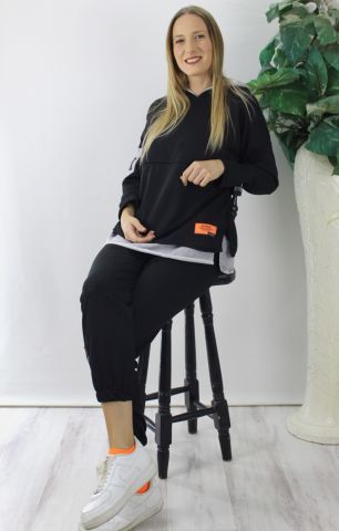 Armalı Eşofman Takımı Siyah - 1908.135.