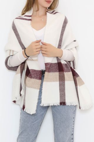 Kaşe Şal Bordokahve - 10372.750.