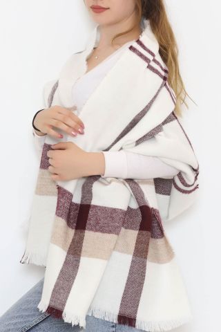 Kaşe Şal Bordokahve - 10372.750.