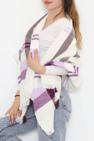 Kaşe Şal Morçizgili - 10372.750.