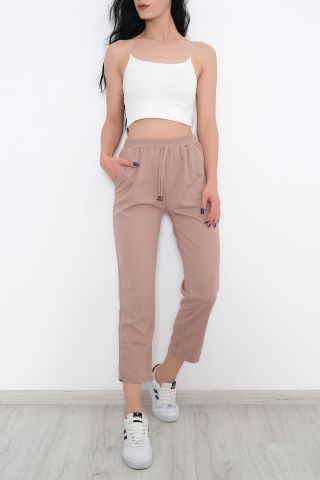 Beli Lastikli Pantolon Koyuvizon - 9189.1361.