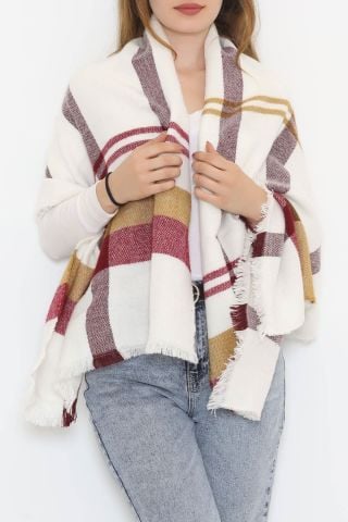 Kaşe Şal Bordoçizgili - 10372.750.