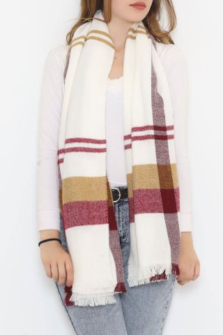 Kaşe Şal Bordoçizgili - 10372.750.