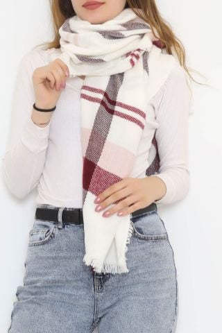 Kaşe Şal Ekrubordo - 10372.750.