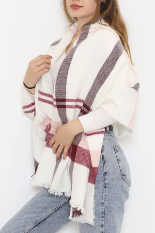 Kaşe Şal Ekrubordo - 10372.750.