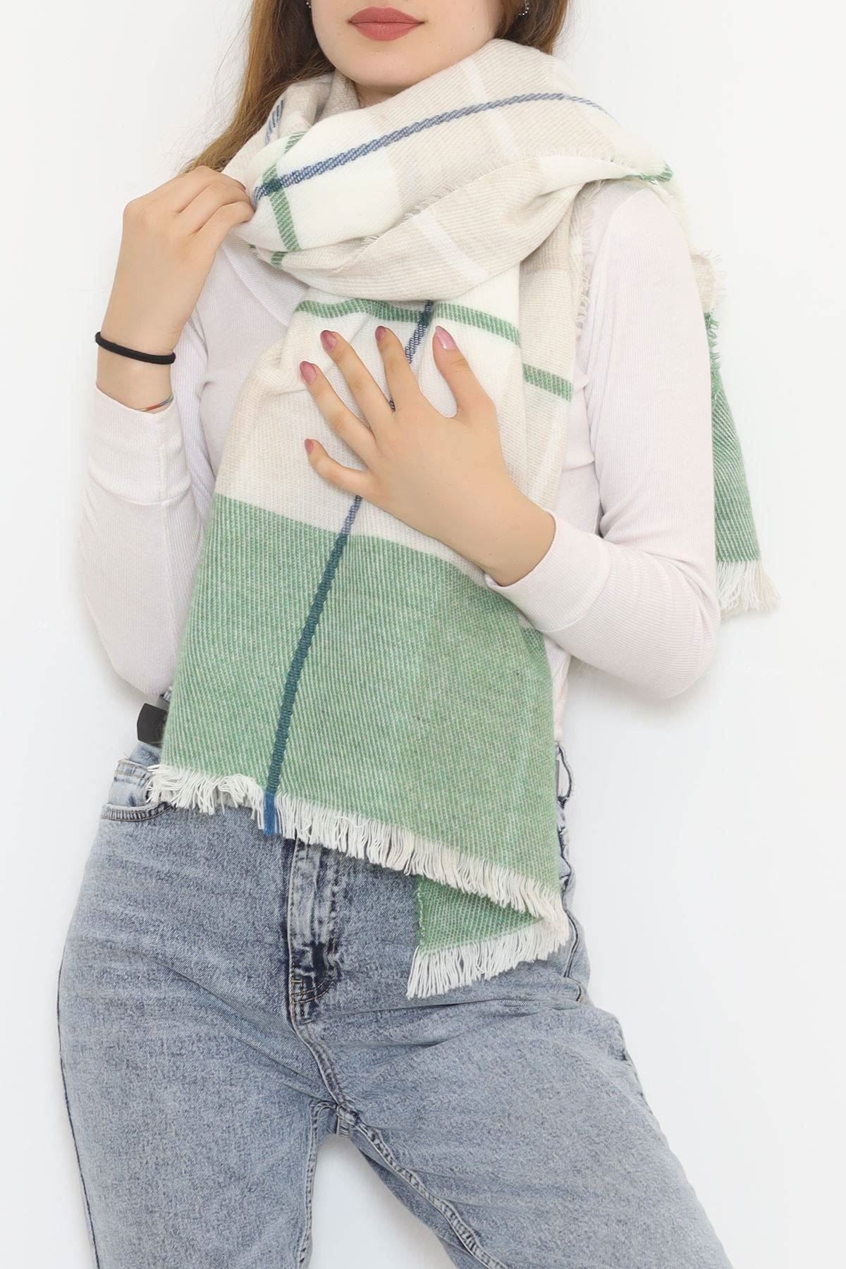 Kaşe Şal Ekruyeşil - 10372.750.