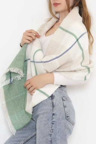 Kaşe Şal Ekruyeşil - 10372.750.