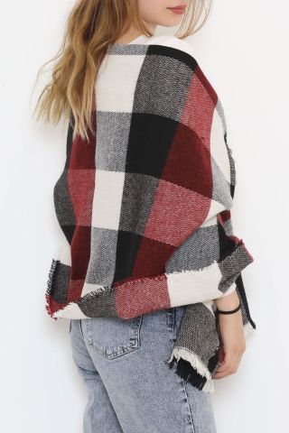 Kaşe Şal Siyahbordo - 10372.750.