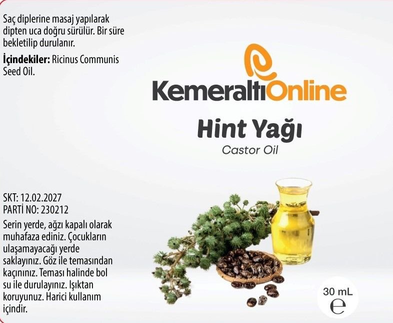 Hint Yağı (soğuk pres)