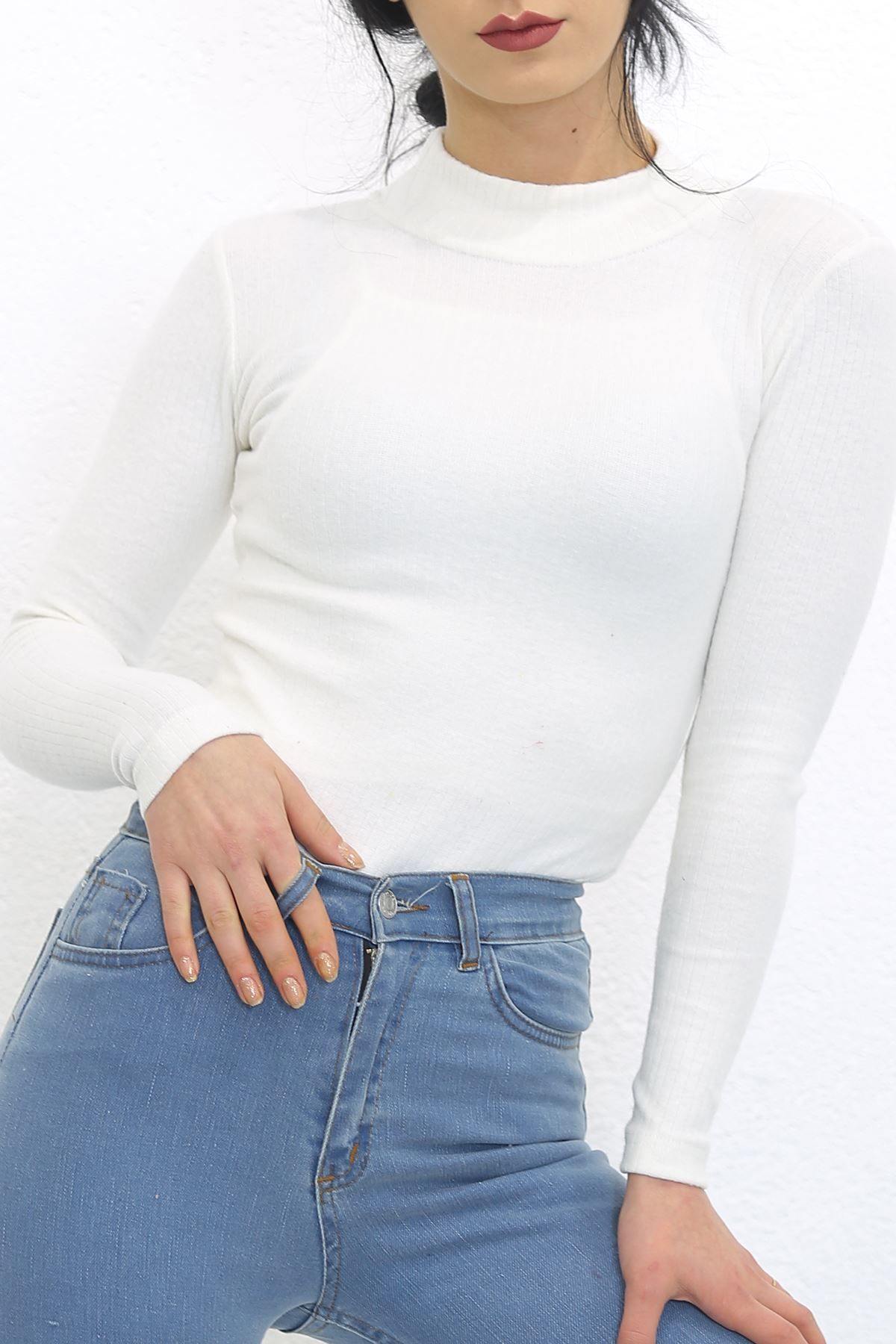 Yarım Balıkçı Body Ekru - 8335.1567.