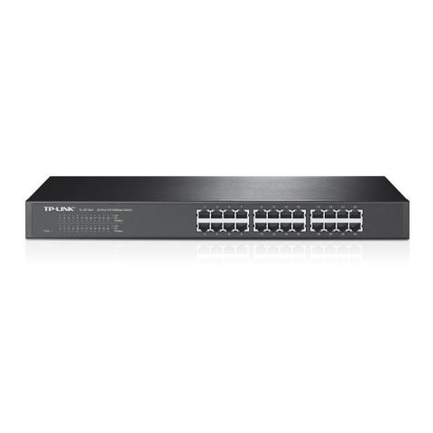 TL-SF1024 10/100Mbps 24xPort 19'' %40 Güç Tasarruflu Raf Tipi Switch