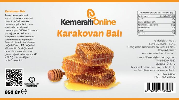 Karakovan Balı 1000gr