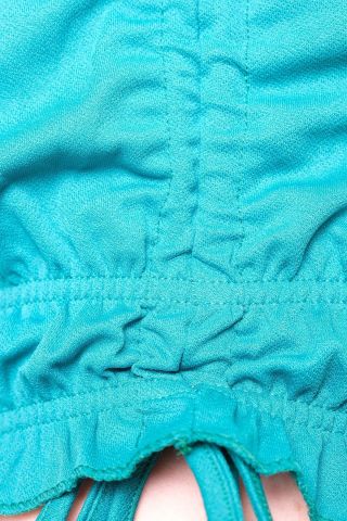 Büzgülü Bluz Koyuyeşil - 10697.631.