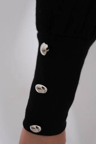 Kemerli Kruvaze Elbise Siyah - 1110.1328.