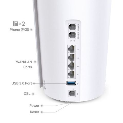 DECO-X73-DSL-1P AX5400 VDSL Whole Home Mesh Wi-Fi 6 System