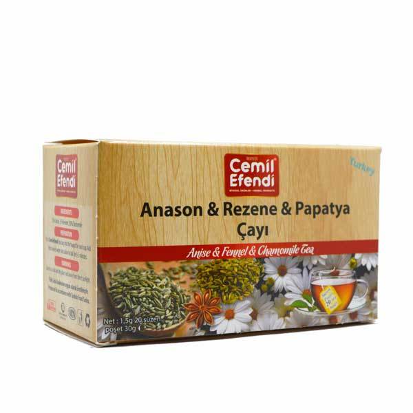 Anason, Rezene, Papatya Çayı(Bebece) Süzen Poşet 20'Li