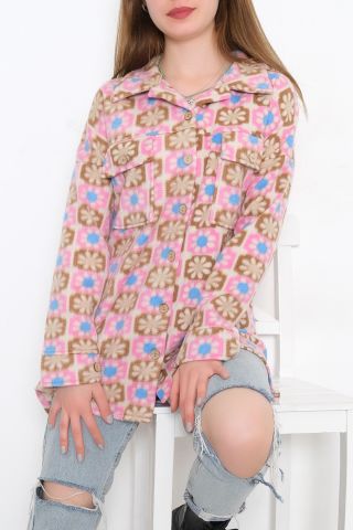 Çift Cep Gömlek Pembebej - 10502.1289.