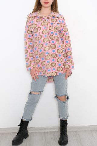 Çift Cep Gömlek Pembebej - 10502.1289.