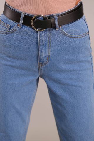 Kadın Mom Jeans Açıkmavi - 2411.392.
