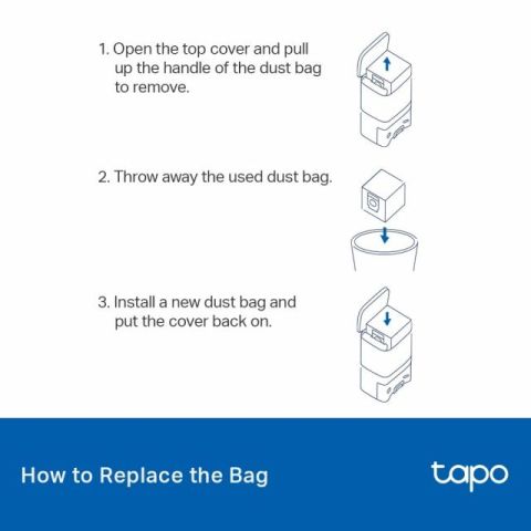 TAPO-RVA200 Tapo Robot Vacuum Disposable Dust Bag
