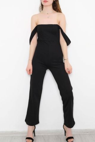 Düşük Omuz Tulum Siyah - 10762.631.