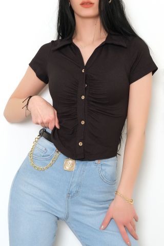 Bürümcük Gömlek Siyah - 10964.1059.