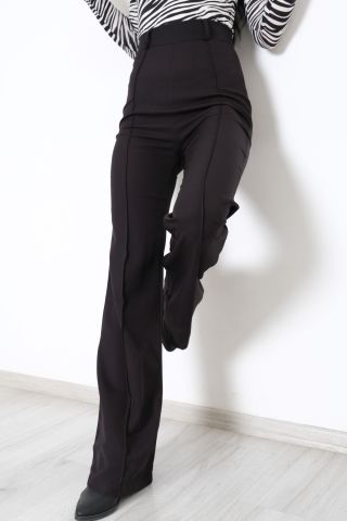 Cepsiz Palazzo Pantolon Siyah - 10589.1247.